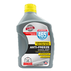 465 Lubricants COOLANT 50/50 Yellow